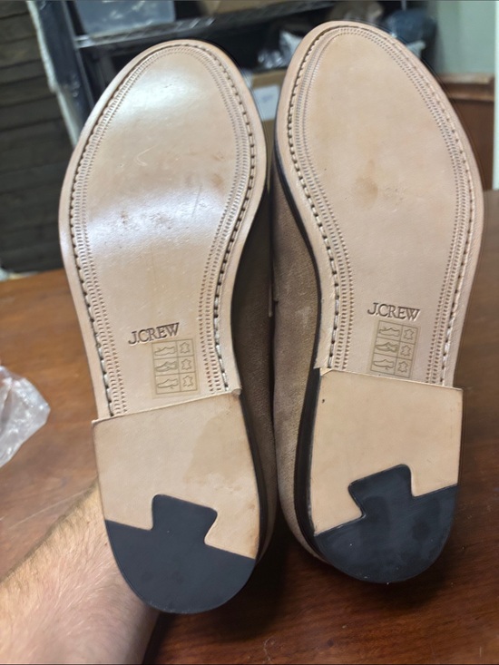 J Crew Tan Suede Dressy Loafers